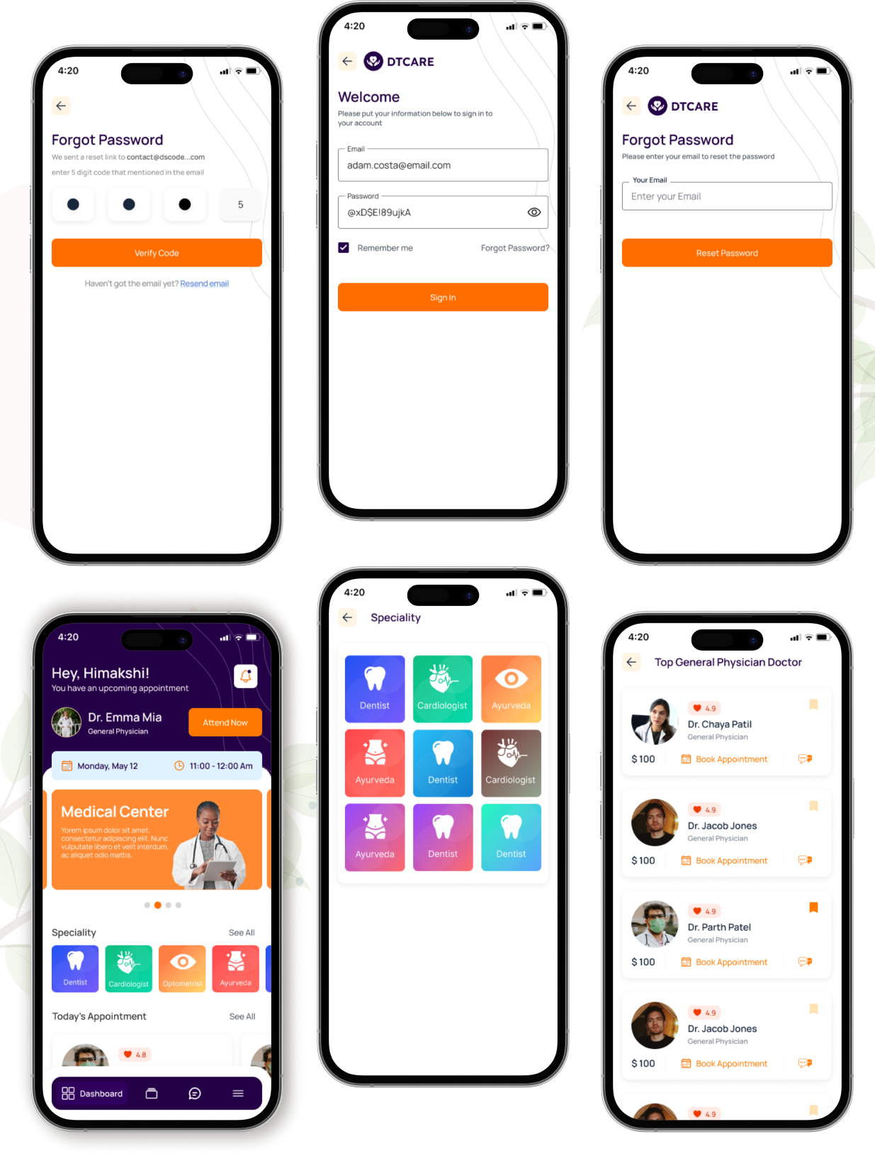 DTCare - Doctor | Patient Appointment Booking Flutter Full Application | Admin Panel | Patient App - 23