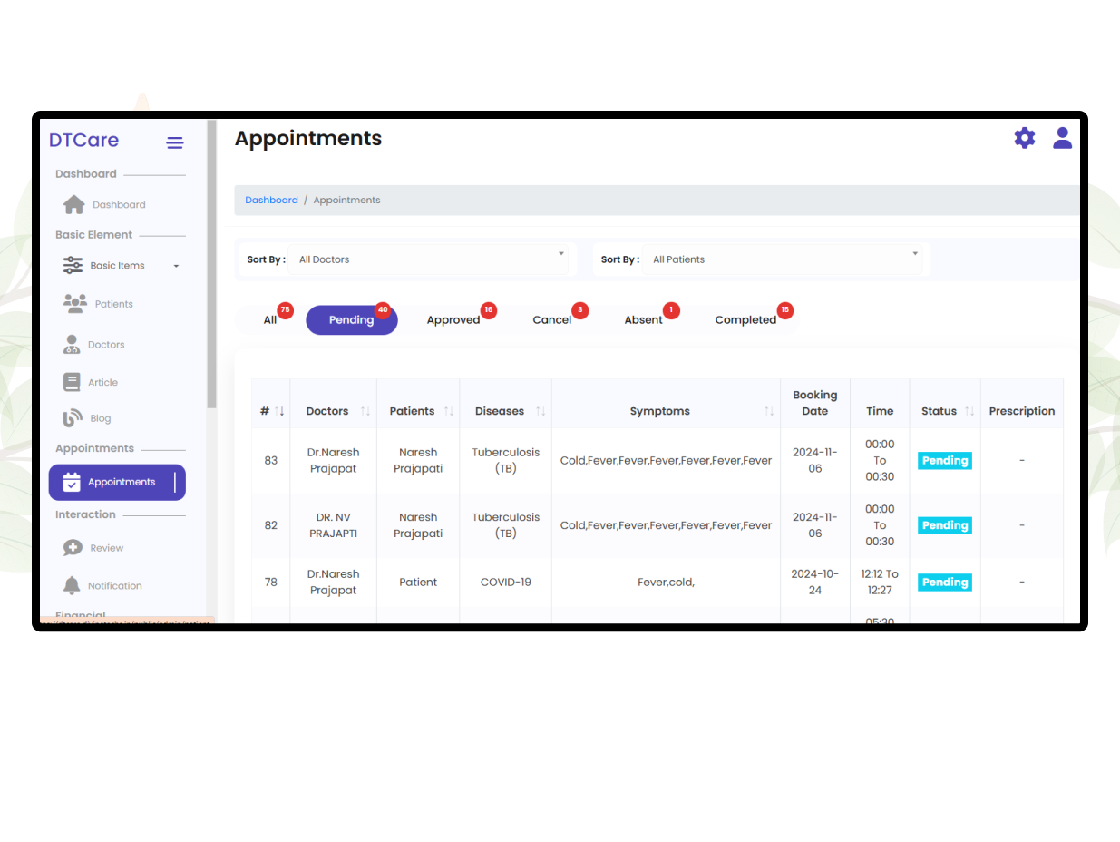 DTCare - Doctor | Patient Appointment Booking Flutter Full Application | Admin Panel | Patient App - 36